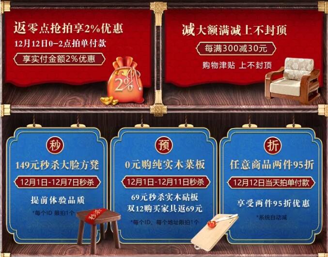 雙12和雙11有什么不一樣的，實(shí)木家具應(yīng)該在什么時(shí)候購(gòu)買