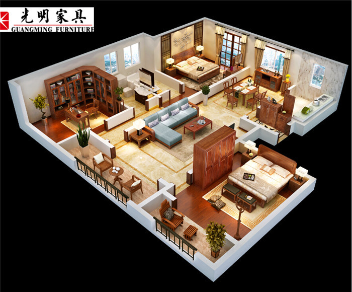 家具材質(zhì)多種多樣，實木家具品質(zhì)可觀